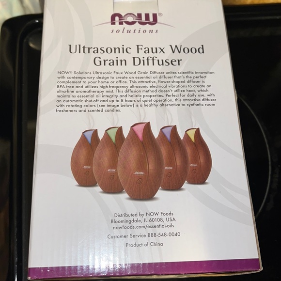 NOW Essential Oils Ultrasonic Aromatherapy Oil Diffuser - Picture 4 of 6